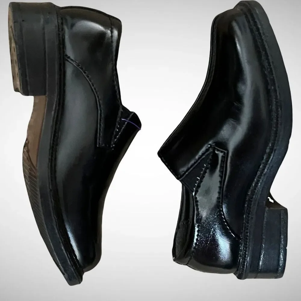 Deer Stags Motivation Boys Toddler Black Shoes Size 6TM, New Without Tags or Box